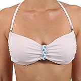 diesel oberteile damen abnehmbare Träger Diesel Damen Bandeau Bikini Oberteil Brandy Bra in Weiß Größe 80B