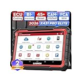 LAUNCH X431 Pro Elite OBD2 Diagnostic Tool Scanner,ECU Coding&Bi-Directional,Actuation Test,Full System Diagnostics,45+ Service Functions,CANFD & DOIP,SGW License Function,Expand Module,2 Years Update