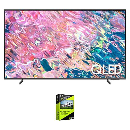 SAMSUNG QN70Q60BAFXZA Q60B 70 inch QLED 4K Quantum Dual LED HDR Smart TV 2022 Bundle with Premium 4 YR CPS Enhanced Protection Pack #1