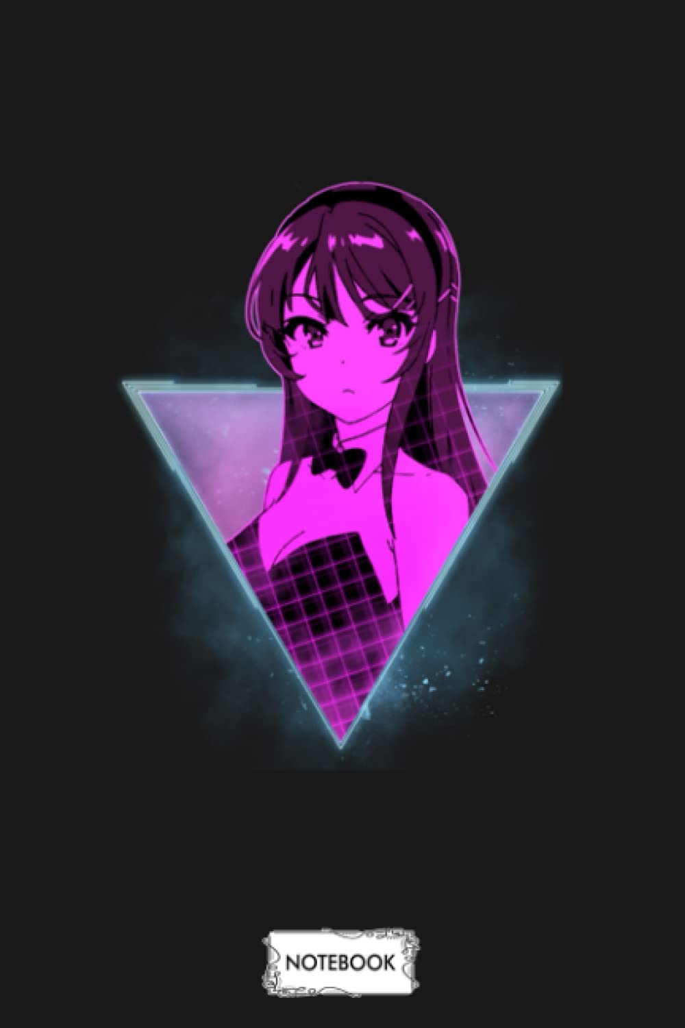 Mai Sakurajima Retro Rascal Does Not Dream Of Bunny Girl Senpai Anime G91373 Notebook: 6x9 120 Pages, Diary, Journal, Planner, Matte Finish Cover, Lined College Ruled Paper