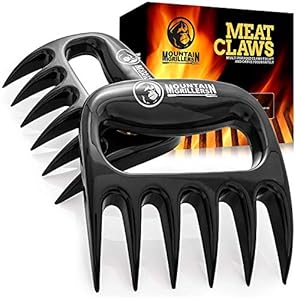 Mountain Grillers Meat Claws Meat Shredder for BBQ – Perfectly Shredded Meat, These are The Meat Claws You Need – Best…