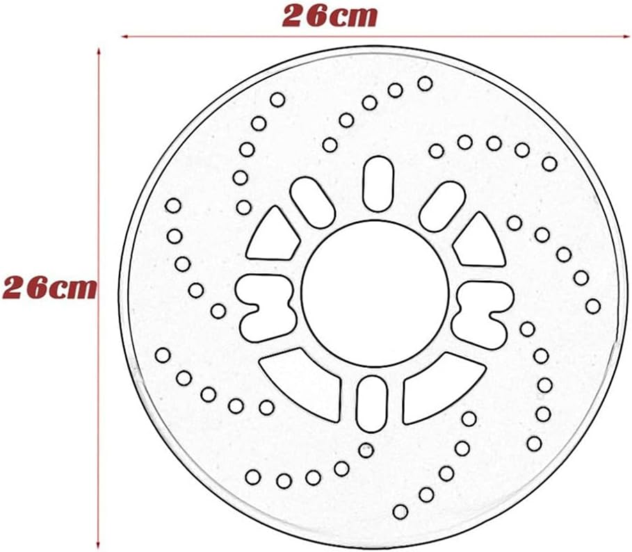2Pcs Disc Brake Rotor Cover Drum Brake Decorative Aluminum Brake Cover Dust-Proof for Auto Rear Wheel Tools