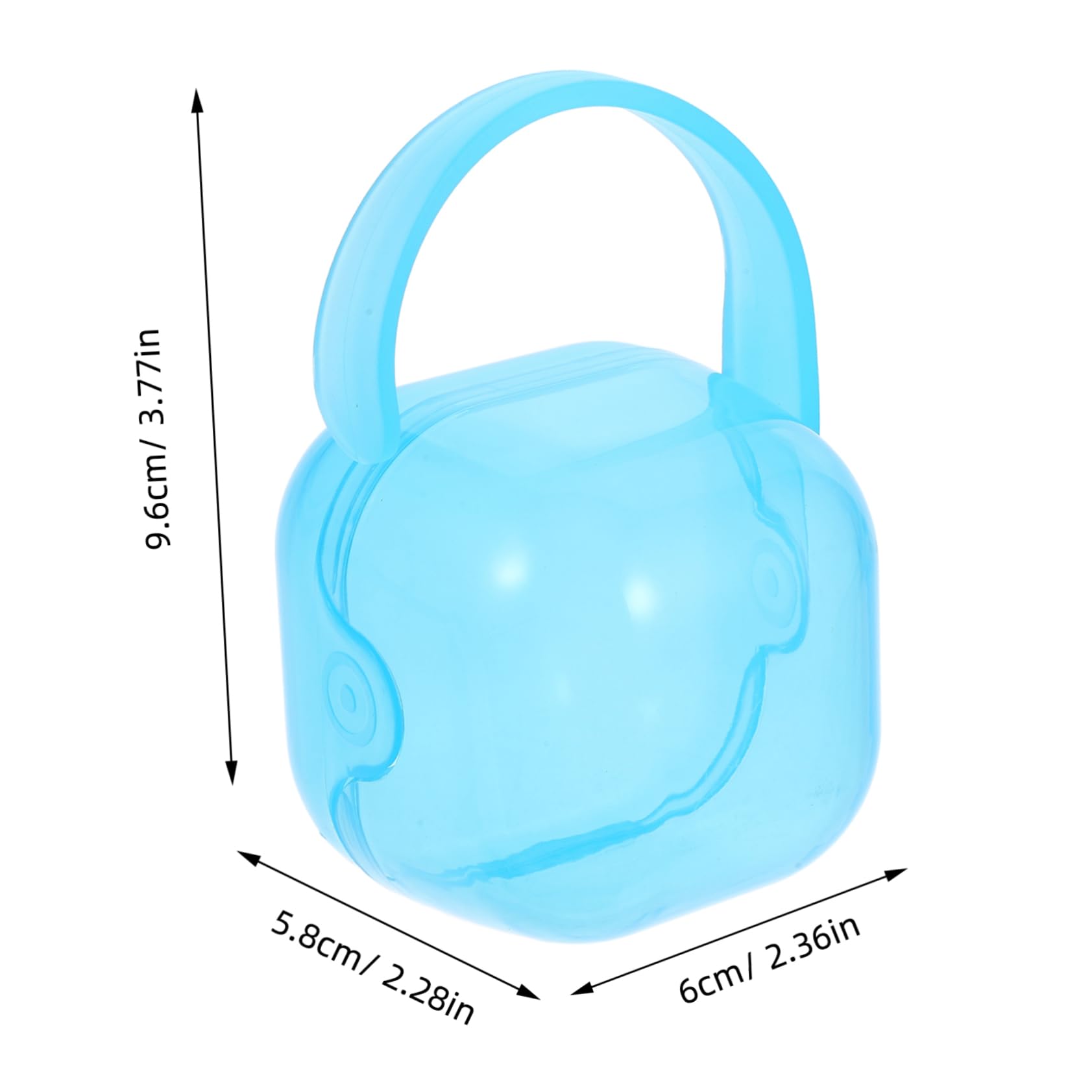 Kisangel 2pcs Pacifier Box Soother Storage Travel Holder Organizer Dummies Case for Pacifier Container Pp