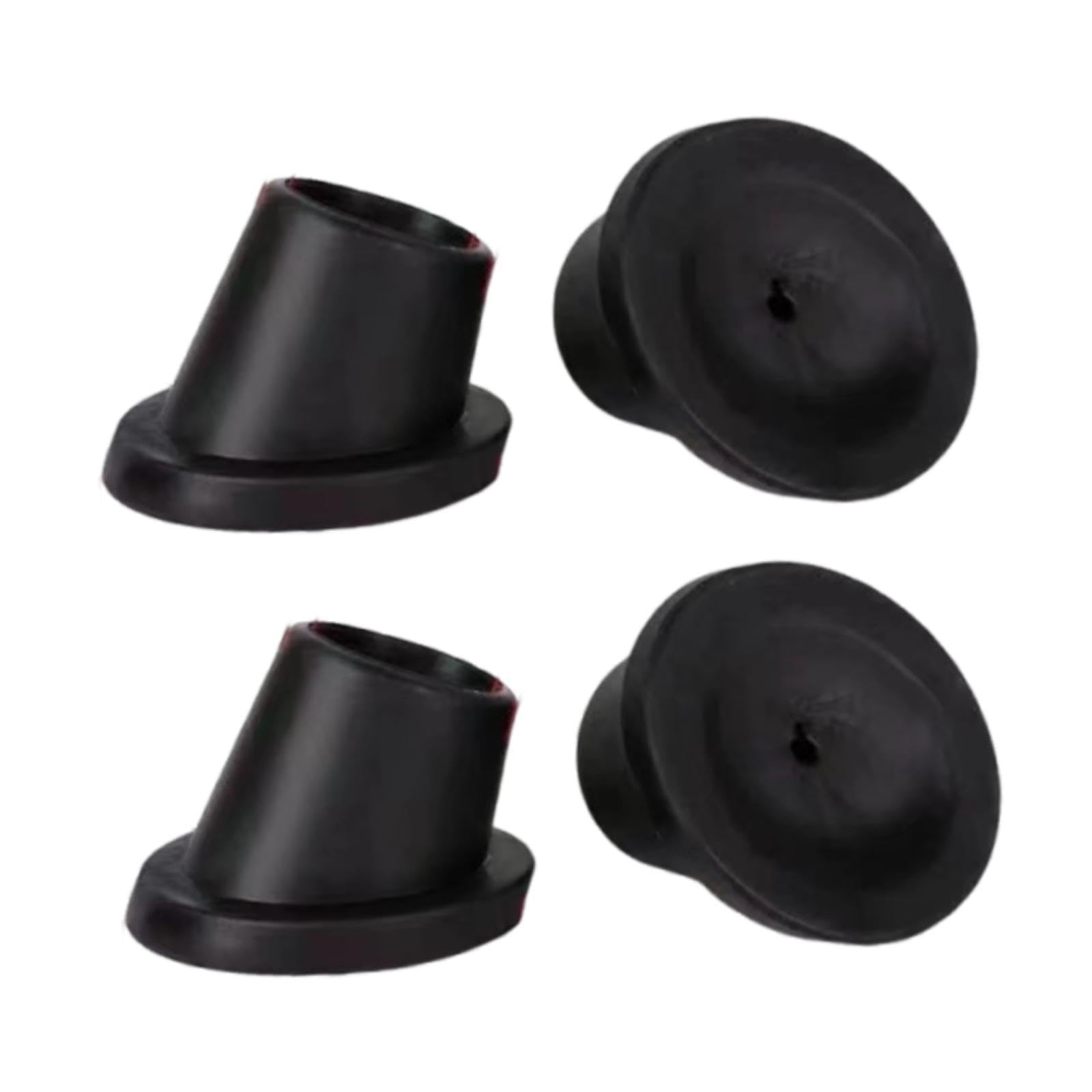 Sharplace 4 Pieces Replacement Feet Rubber Tips Non Slip Accessories Heavy Duty, Slope Rubber Feet Pad, 25mm I.D.Multipurpose Replacement Feet for Transfer Bench Shower Stools Bath Chair Leg Caps