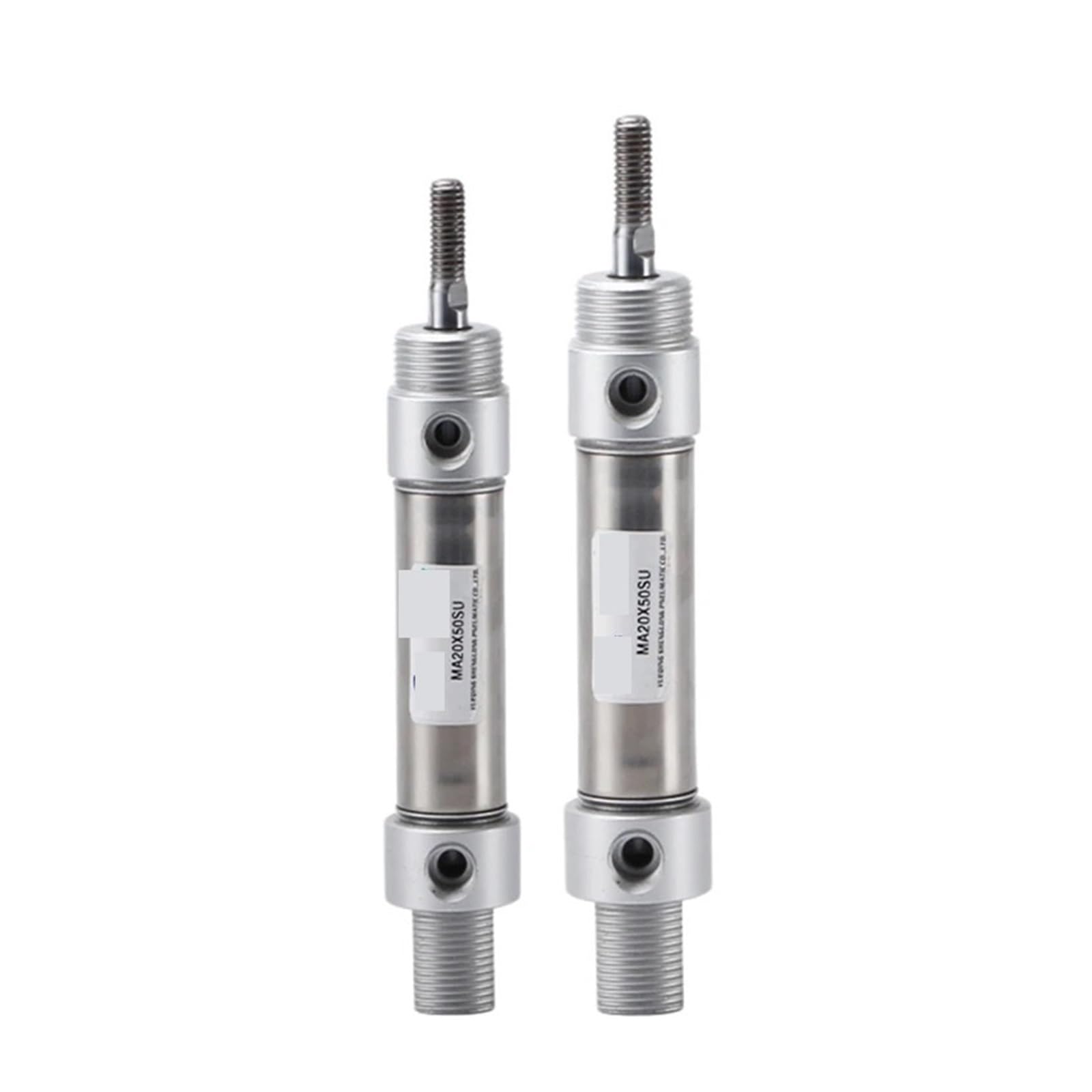 Cilindro mini de acero inoxidable MA16 con doble acción y carrera de 125mm