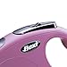 FLEXI New Classic Retractable Dog Leash (Tape), 10 ft, Extra Small, Pink