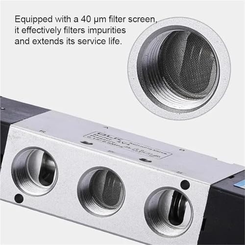 Électrovanne pneumatique 4V230E-08 pour contrôle de vérin - 6