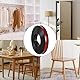Self-Adhesive Rubber Strips, Neoprene Rubber Mat, Building Protection Mat, Flooring Protection Tape, Solid Tape for Sealing, DIY, Floor Protection, Shock Absorption, Non-Slip