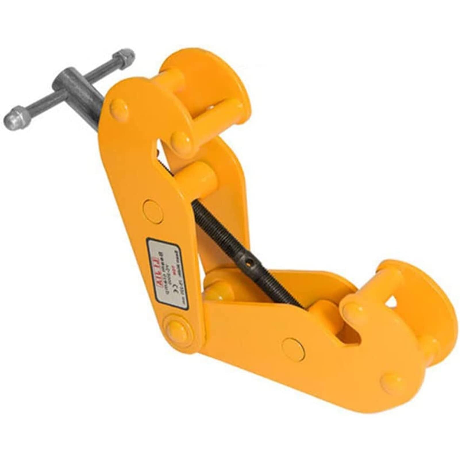 FENOKD Beam Steel Clamp Non-Slip H Beam Hangers, 5T/11023 Lbs Capacity, Vertical Lifting Clamp Opening Range Adjustable 80-320Mm, for Lifting Rigging