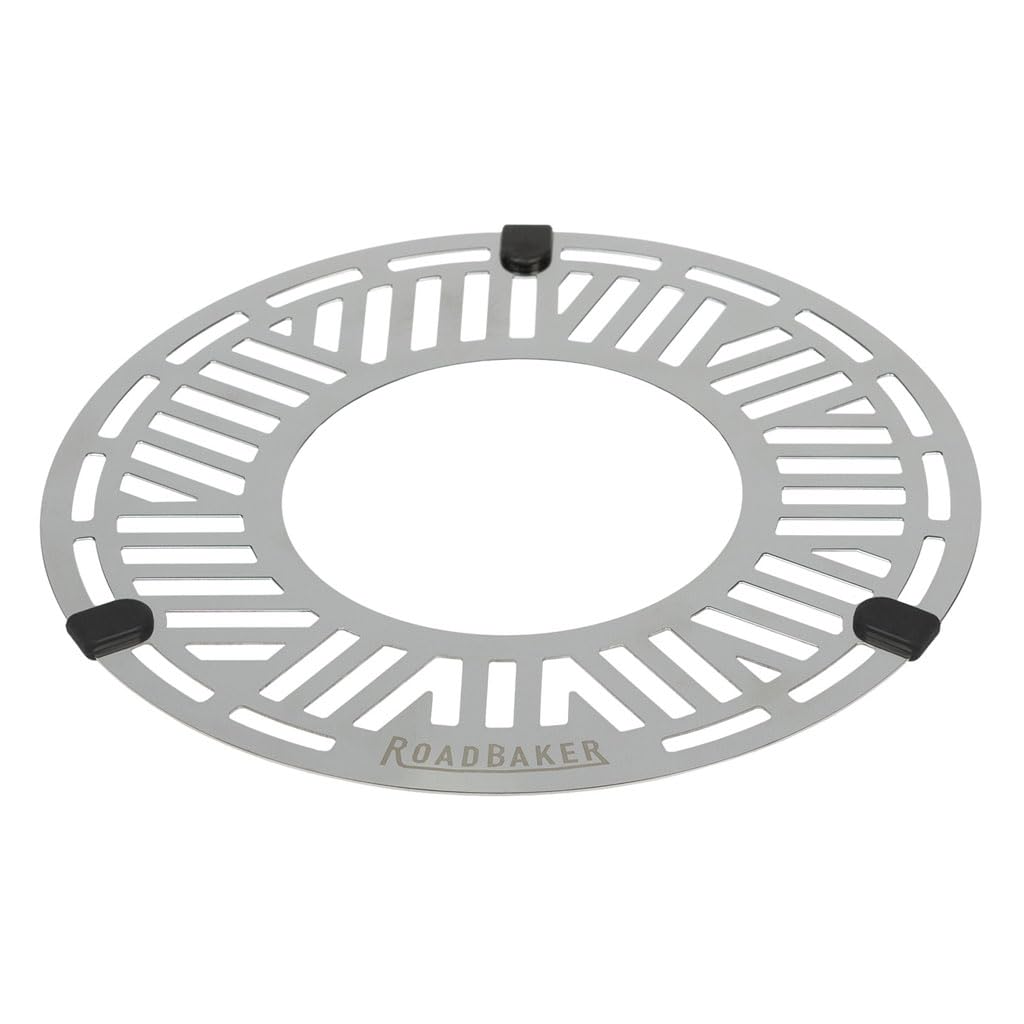 RoadRack Base – kratka do pieczenia na dole, z silikonową osłoną krawędzi do piekarnika RoadBaker i piekarnika OMNIA classic/maxi, kratka do pieczenia ze stali nierdzewnej, kratka do