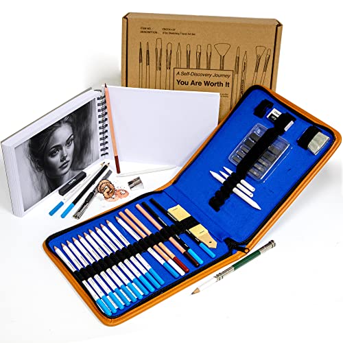 Colour Block Drawing Pencils & Kits-Art Supplies For Kids, Teens, Adults-Colored Pencils, Charcoal, Pastels, Sketch Books For Artists, Anime Drawing, Architecture #TOP1