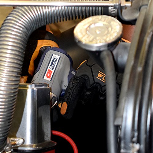 Air Impact Wrench - Twin Hammer 3/8" Impact Driver w/ Composite Body and Comfort Grip (Campbell Hausfeld XT00100)