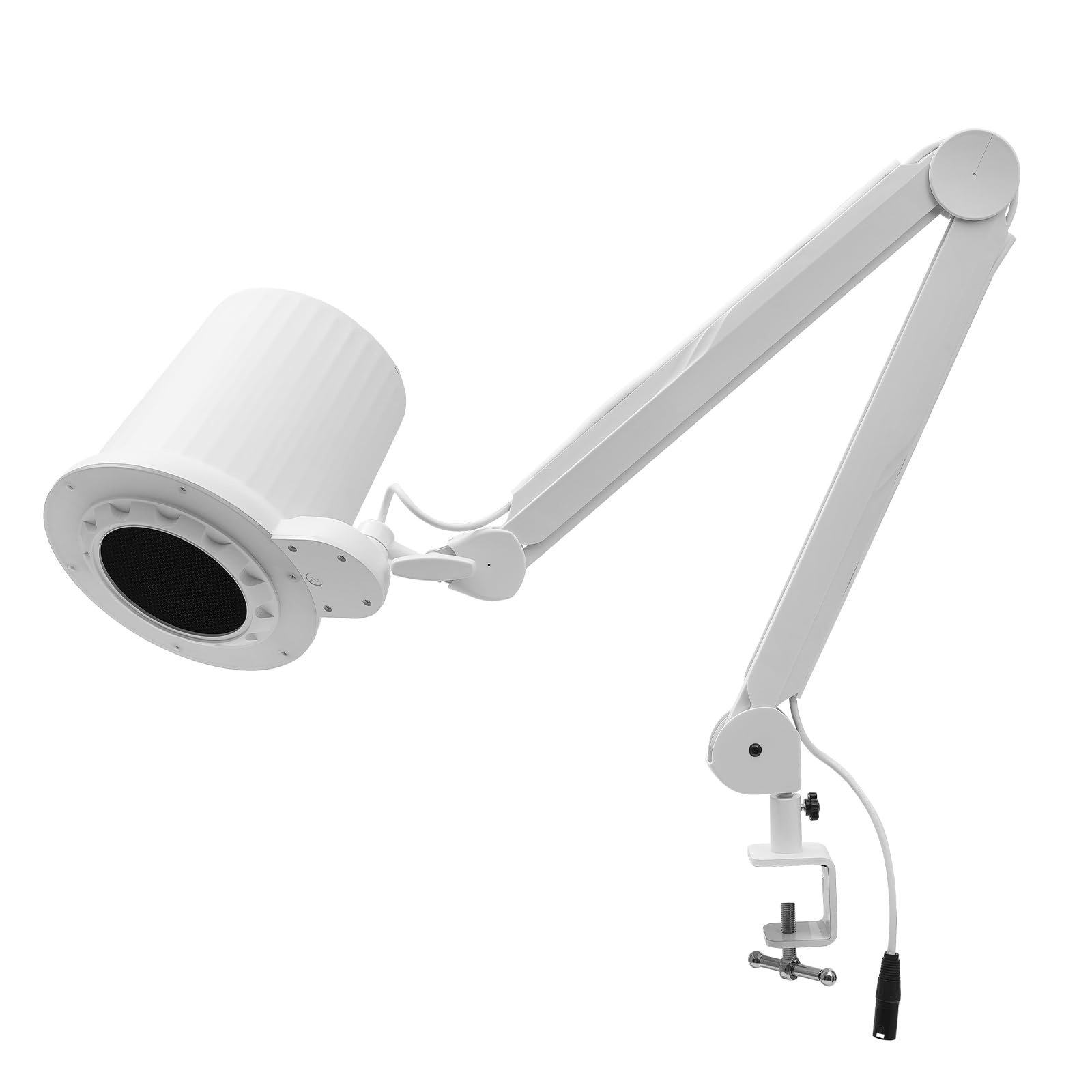 Colector de polvo de uñas, aspiradora de uñas para uñas, aspiración de polvo con luz LED, ángulo ajustable, 10 velocidades, aspiración de polvo de uñas