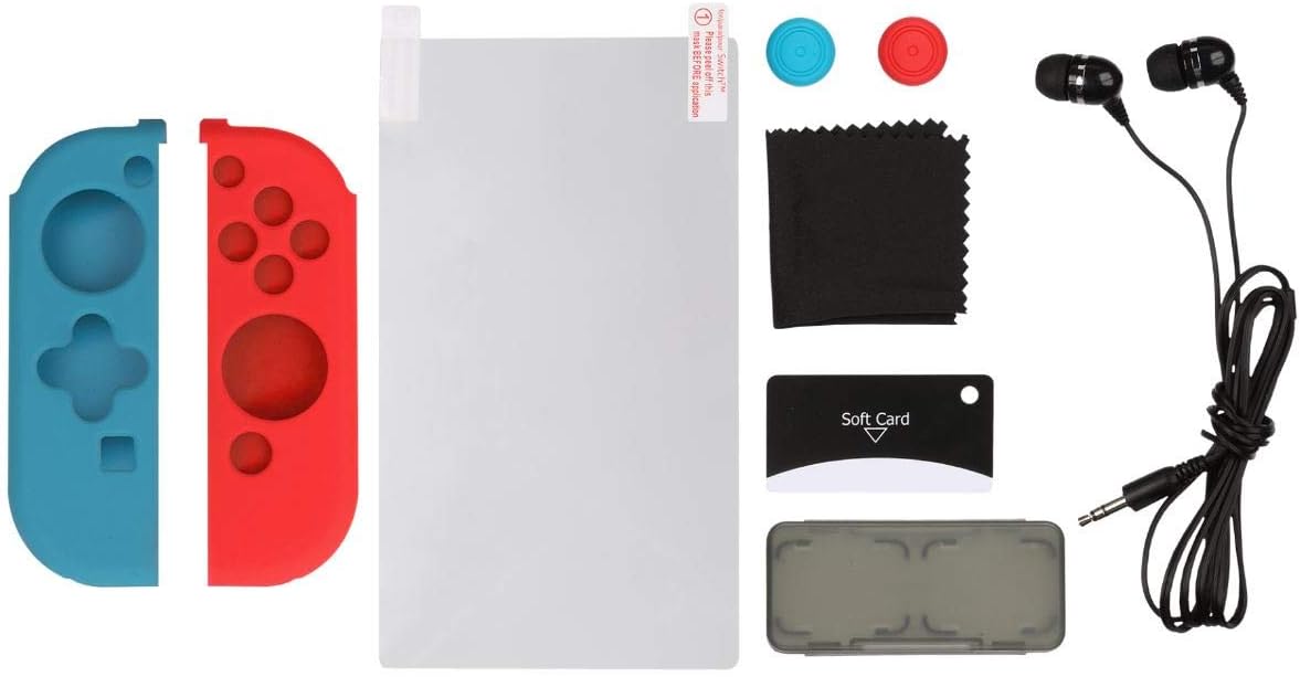 Kit de Démarrage Rouge et bleu Konix pour Switch, black - Image 5
