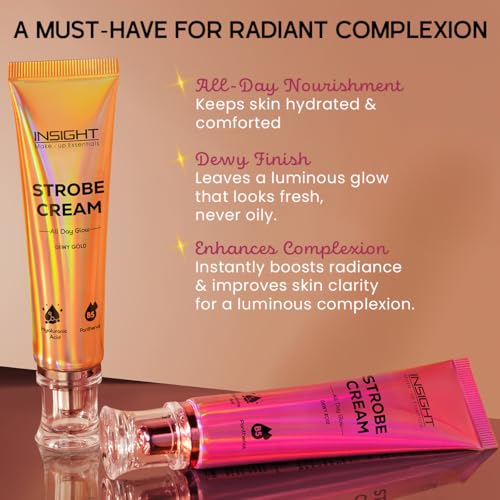 Image of INSIGHT Strobe Cream - Dewy Rose | Instant Radiance & Dewy Glow | Enriched with Panthenol & Hyaluronic Acid | Light Diffusing Formula | Brightens & Hydrates | 30 g