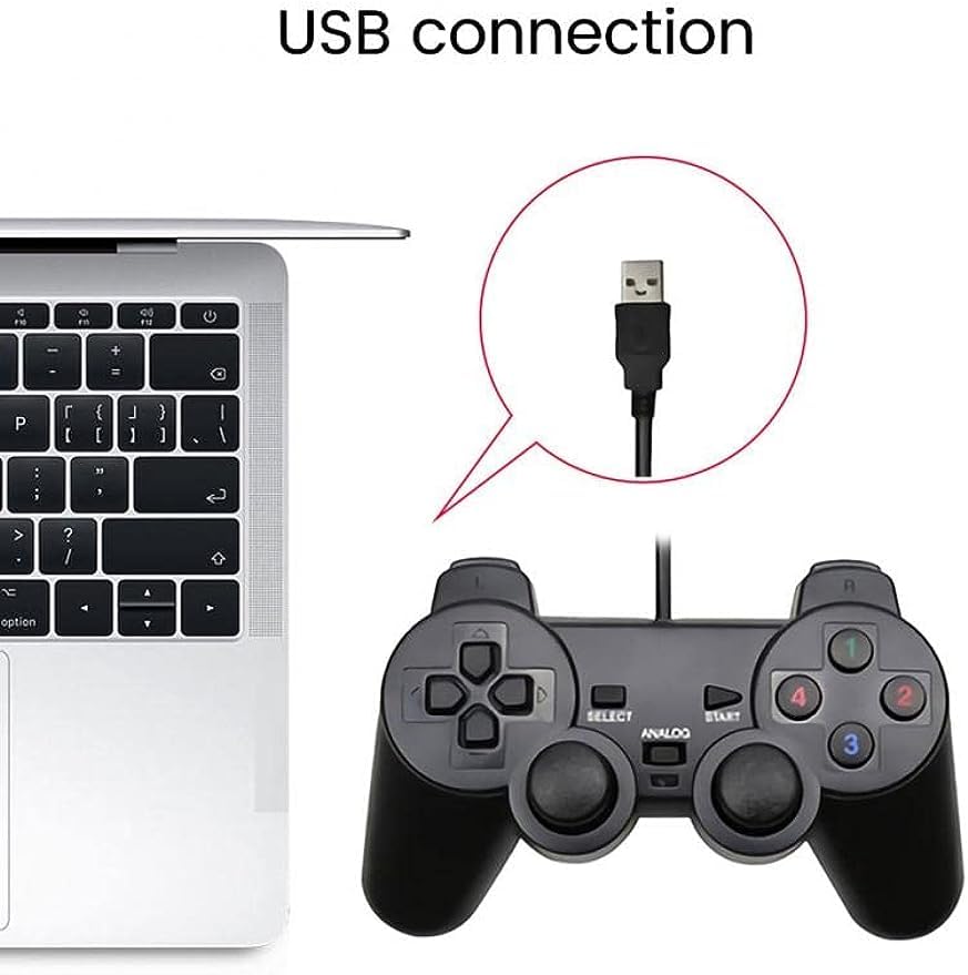 Amazon.co.jp: コントローラー 有線PCコントローラー ゲームパッド USB