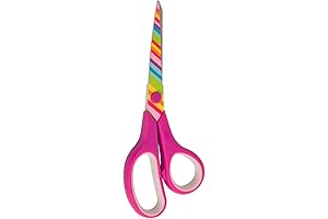 SINGER Girls Scissors: Rainbow Print Scissors Add a Burst of Colorful Excitation