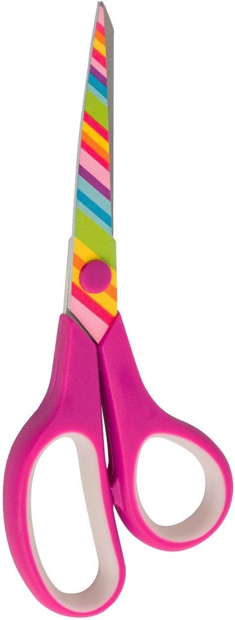SINGER 7 3/4" Blades, Rainbow Print Scissors