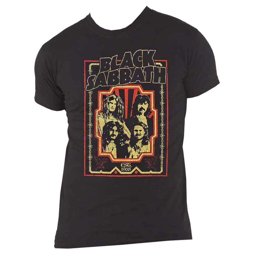 Black Sabbath Tシャツ L 2002 Amazon.com: Men's Black Sabbath Est 1968 T-Shirt Small Black