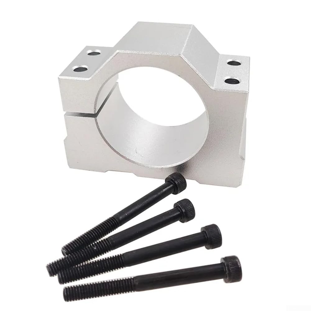 Base in alluminio pressofuso anodizzato per montaggio stabile del motore mandrino in ambienti di lavorazione e produzione CNC (105)