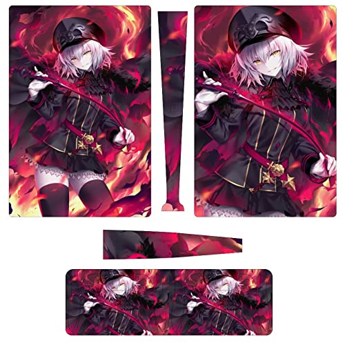 PS5 スキンシール ジャンヌ・オルタ FGO PS5 Sticker デジタル版 PlayStation 5 スキンシール 保護カバー 本体 コントローラー スキンフィルム カバー ステッカー 防塵 傷防止 保護シール 全面保護 プレイステーション 5