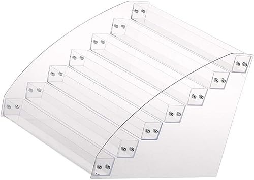 Miniatura 7 de Organizador de esmalte de uñas, bandeja de acrílico transparente para botellas de esmalte de uñas, soporte de mesa, soporte de almacenamiento de