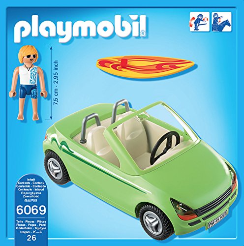 Playmobil 6069 Surfeur Et Voiture Décapotable - vue 3