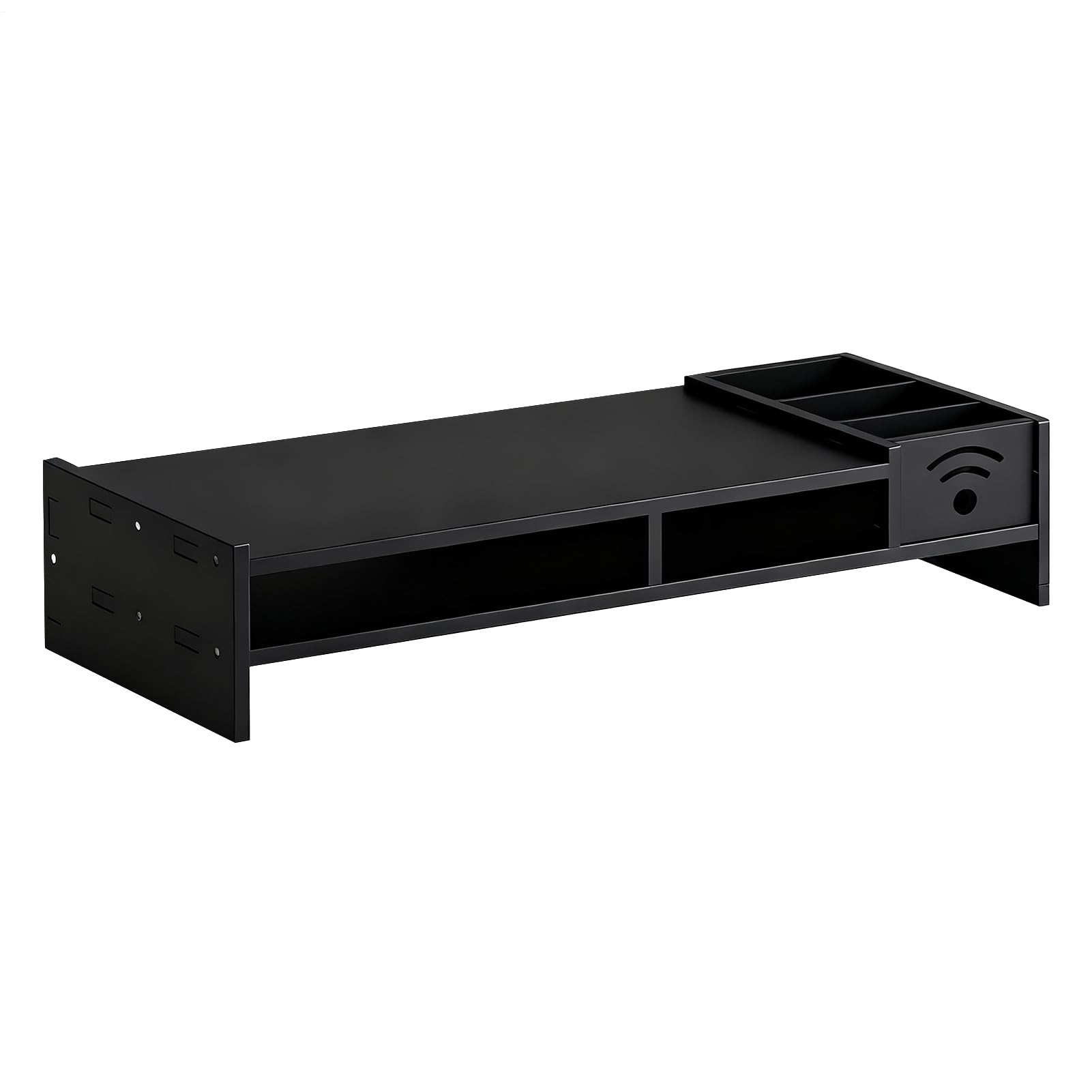 Support de moniteur ergonomique à 2 niveaux hauteur 10,9 cm avec rangement