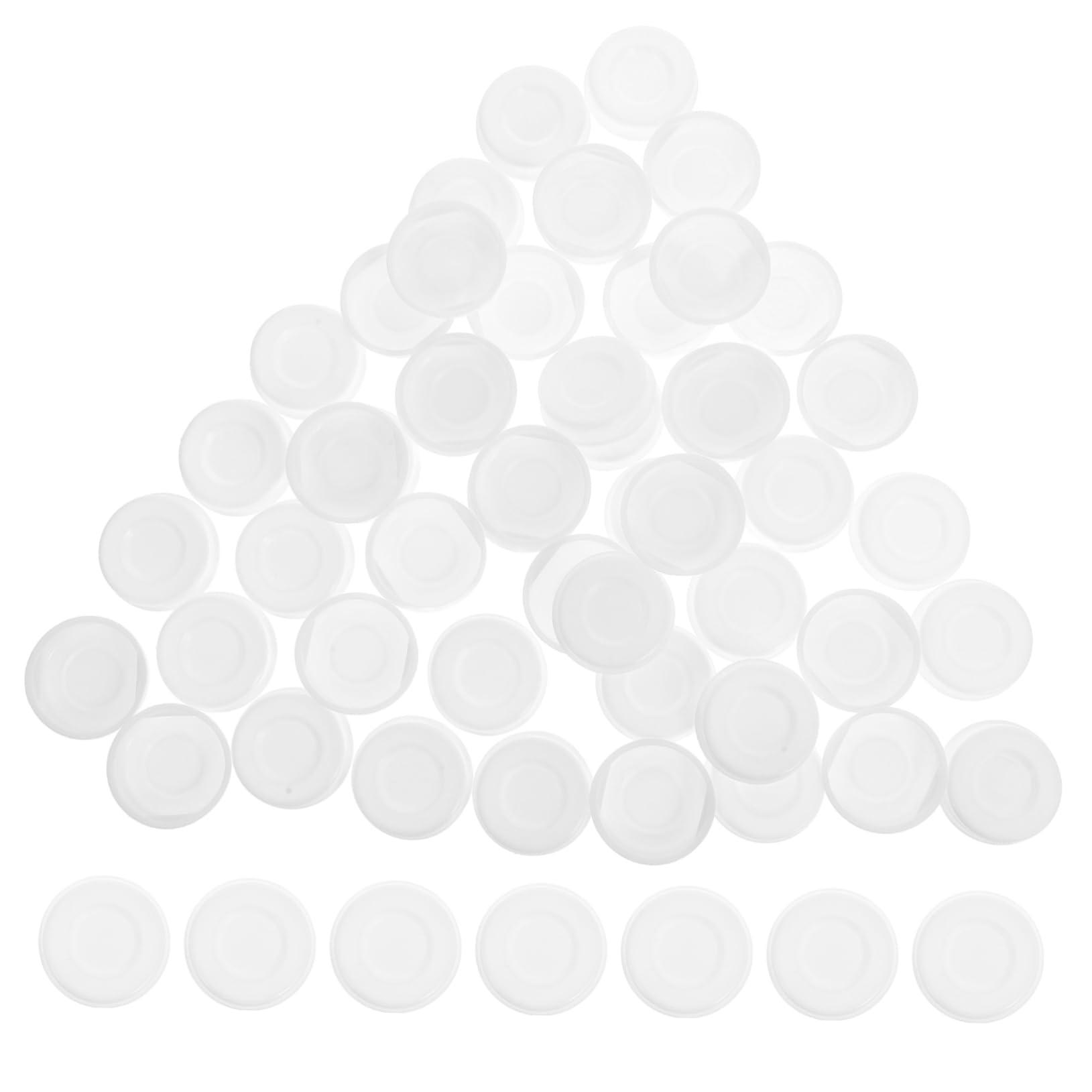 Veemoon 50pcs Paper Tube Rubber Cap Plug Caps Small Round End Plugs Painting Paper Tube Cap Convenient Poster Tube Caps Small End Caps Mailing Tube Caps Round Paper Tube Caps White or