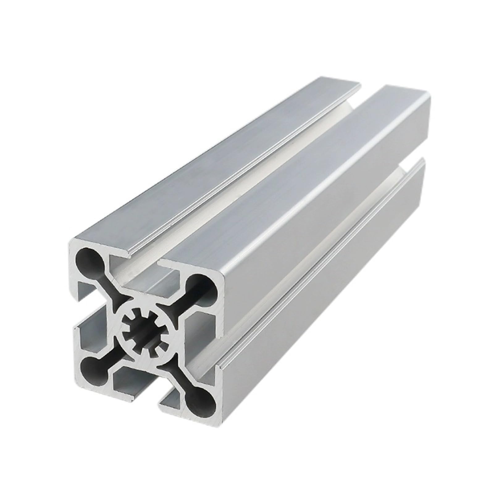 Perfil de aluminio 5050 de 1 metro y 39,37 pulgadas de largo, 50 x 50 mm, resistente, for cercas industriales, equipos, estructuras de bricolaje. Marco(10mm slot)