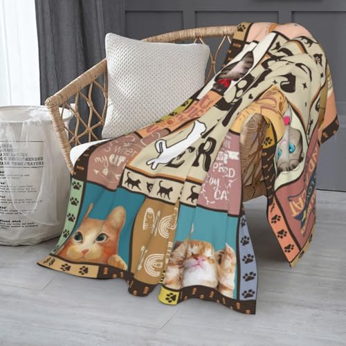 Couverture chat douce 150x130cm contre les frissons du soir - 7