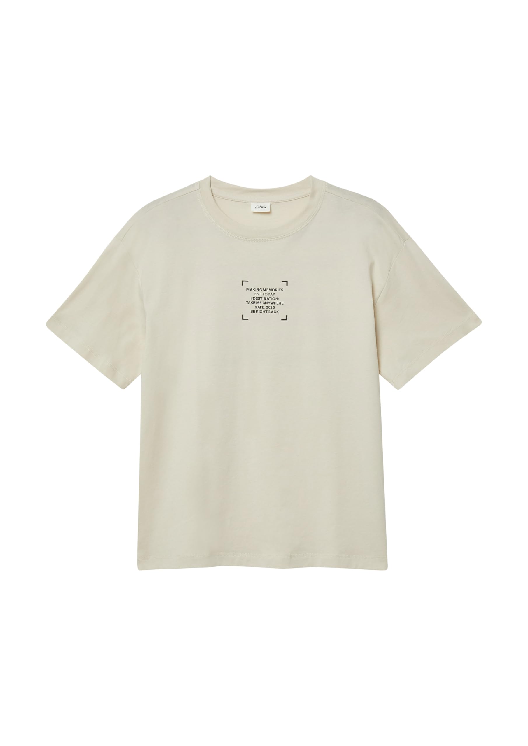 s.Oliver Jungen Oversize T-Shirt mit Rücken- und Frontprint T-Shirt (1er Pack)