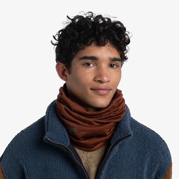 Image of Buff Lightweight Merino Wool Neck Gaiter, 100% Ethically Sourced Wool,Versatile, Temperature Regulating Face Mask