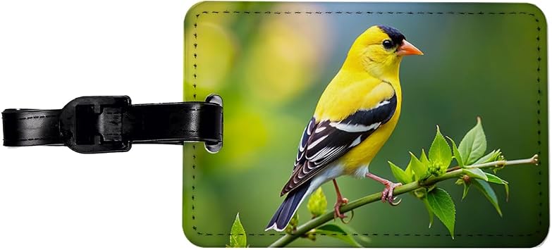 Blooza Blooza Zebra Finch Travel Luggage Tag