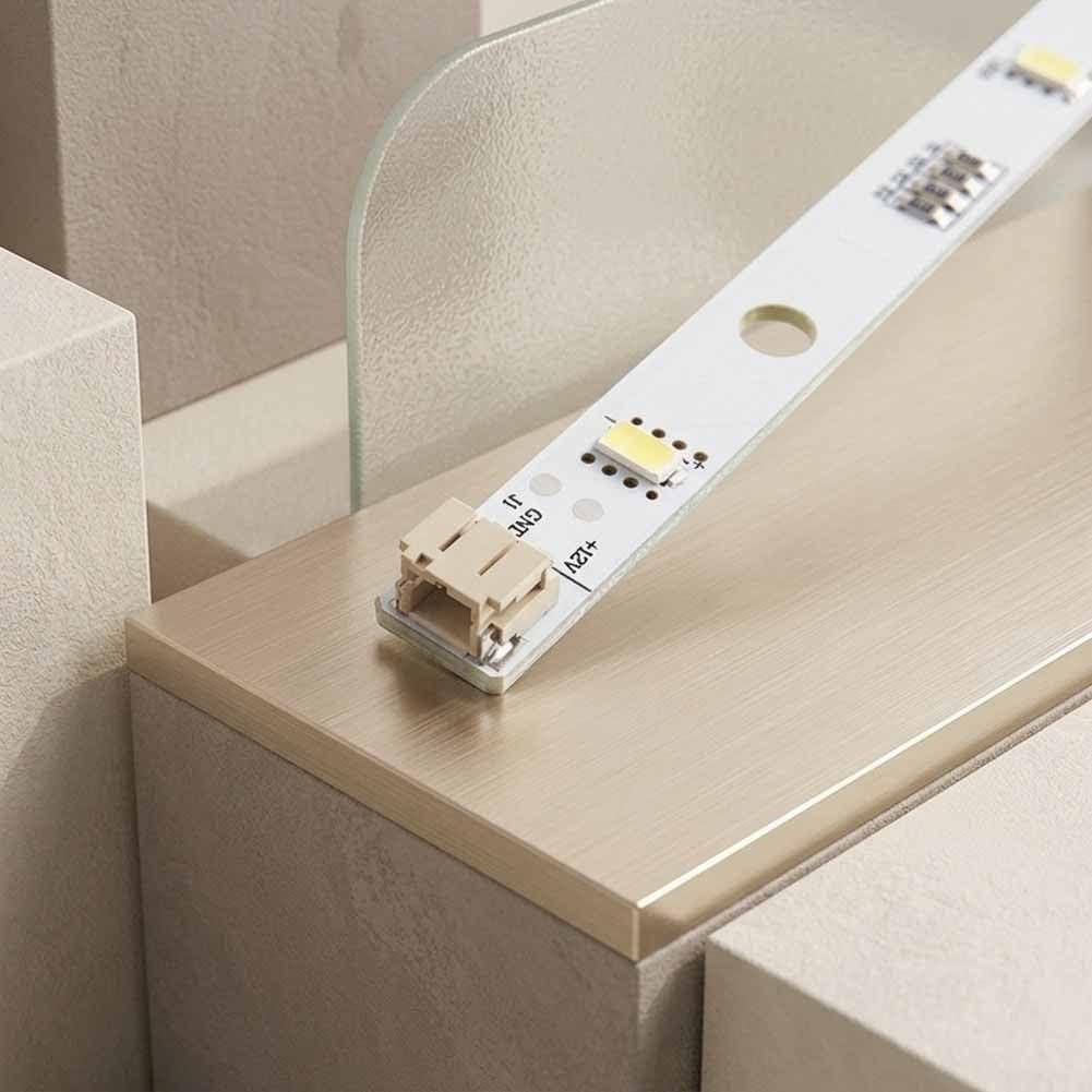Tira LED para Frigorífico para hisense y para rongsheng E349766 MDDZ-162A 12V Blanca Fría Repuesto Iluminación Nevera 16cm Pack 2 Unidades