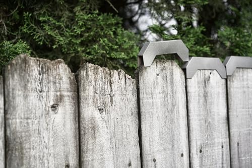 Fency Caps Vinyl Picket Fence Caps Dog Eared Style Wooden Fence Top Size 5.5\" X 5/8\" Keep Fence Tops from Cracking and Rotting Weather Proofed & UV Resistant (Pack of 17) - Thumbnail 6