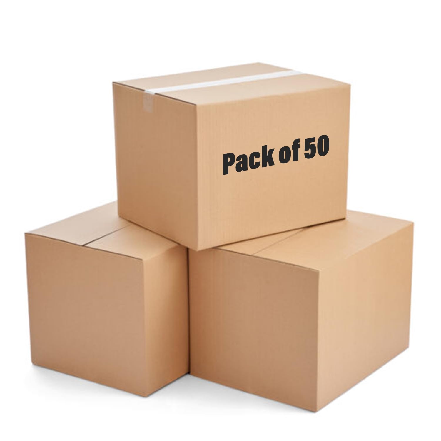 Kuber Industries Corrugated Box | 3 Ply Corrugated Packing Box | Corrugated for Shipping | Corrugated for Courier & Goods Transportation | Packing Storage Box | 50 Pcs Set | P00 | Brown (B0CMQM28ZJ) Amazon Price History, Amazon Price Tracker