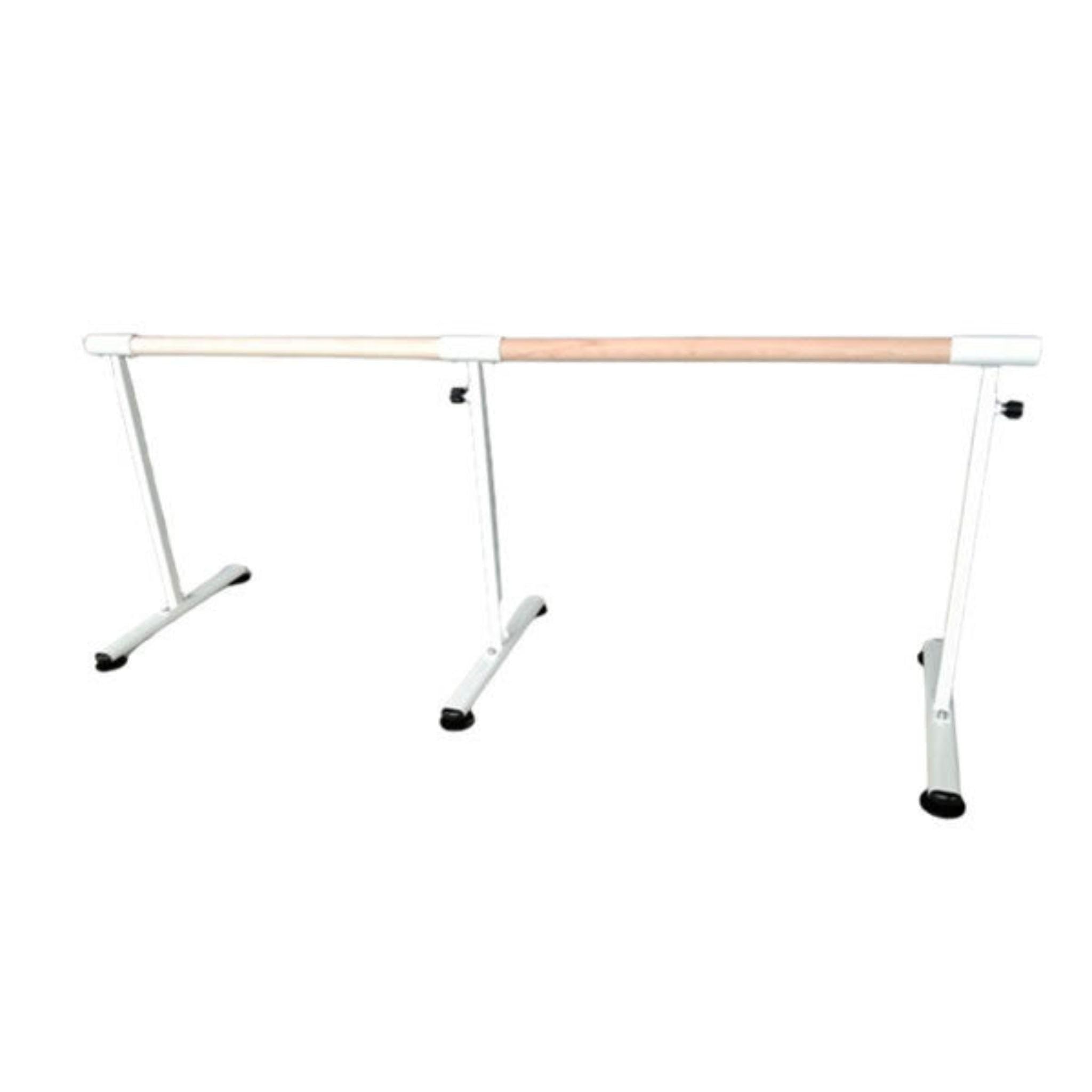 Barra elástica portátil para ballet Cannons UK, 1,1 m, altura ajustable 85-105 cm, pies antideslizantes