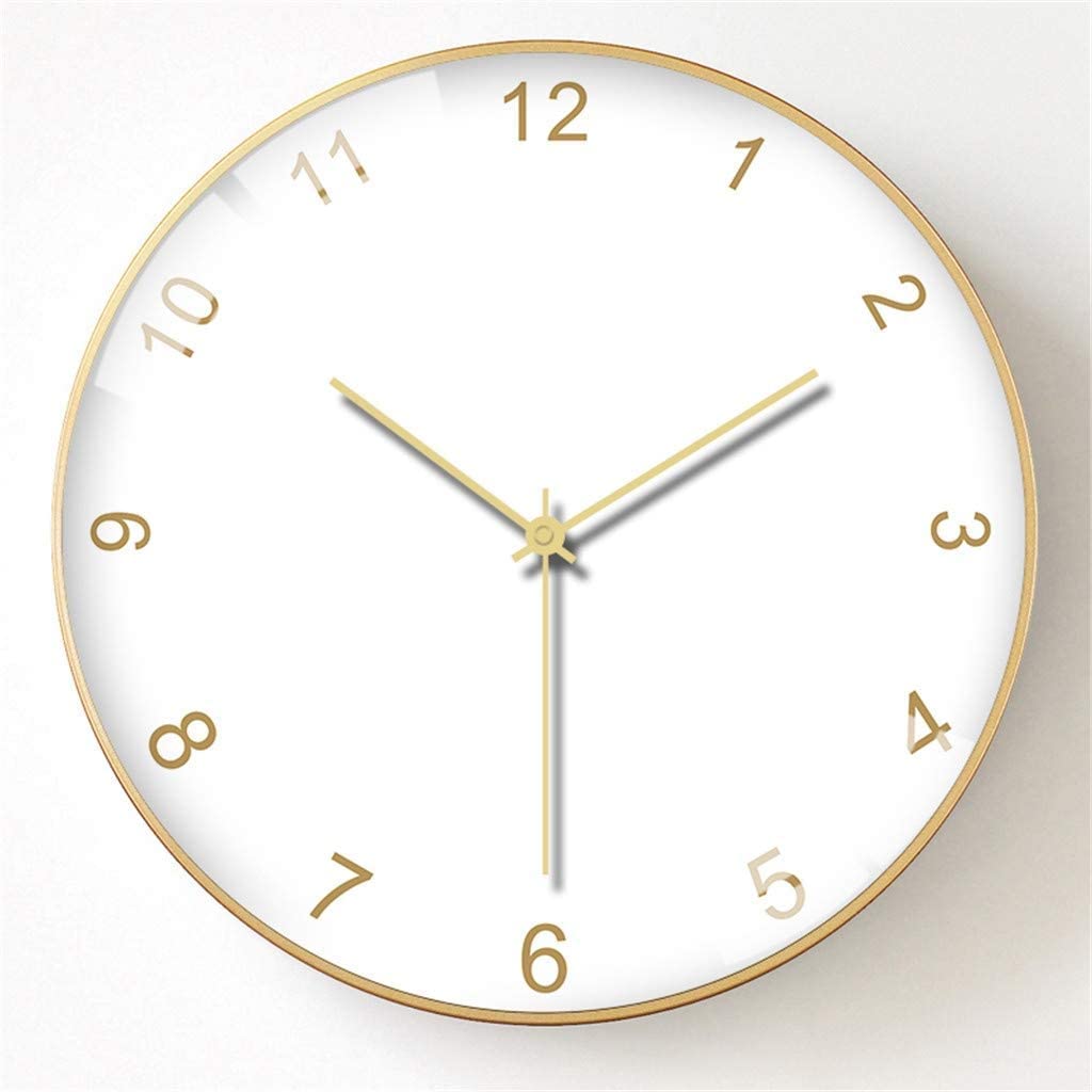 Horloge murale hôtel de style décoratif simple avec grand cadran géométrique