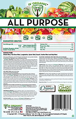 Fertilizante Premium Granulado IV Organic All Purpose 11.8 oz miniatura 3