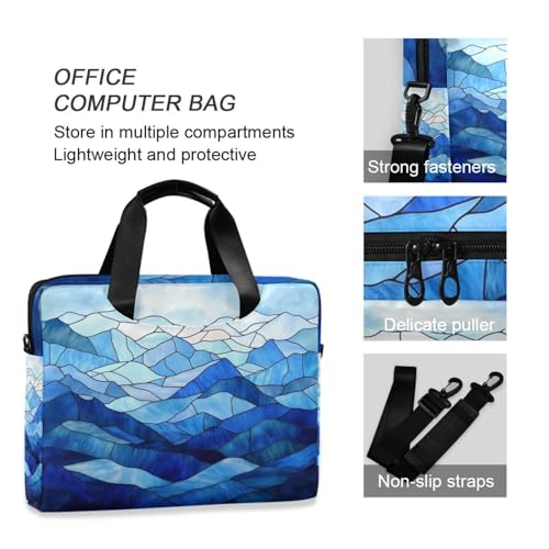 Funda para Laptop 15.6 pulgadas con Asa y Correa Azul miniatura 6