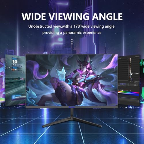 Image of Sealan 24 Inch Curved Gaming Monitor, 100HZ MPRT 3ms, FHD 1080P Computer Monitor FreeSync 99% sRGB HDR, for Home Office Gaming Visual Experience for Work, Gaming