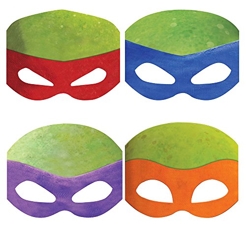 Teenage Mutant Ninja Turtles Party Masks, 8ct
