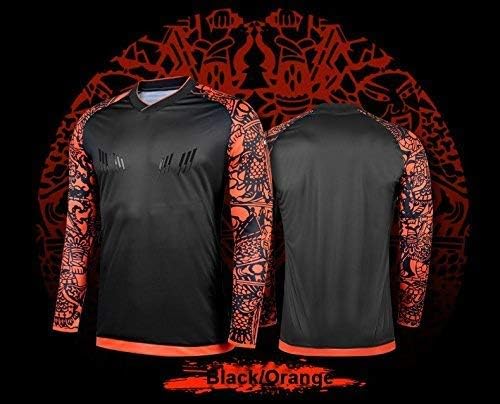 KELME Kids Padded Goalie Shirt,Youth Goalkeeper Jersey,Long Sleeve Soccer Football Training Uniform - Image 2