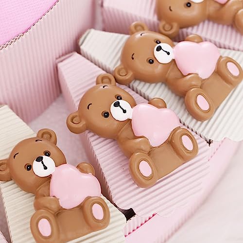 Torte con Orsetti Cuore Bomboniere Nascita Bimba