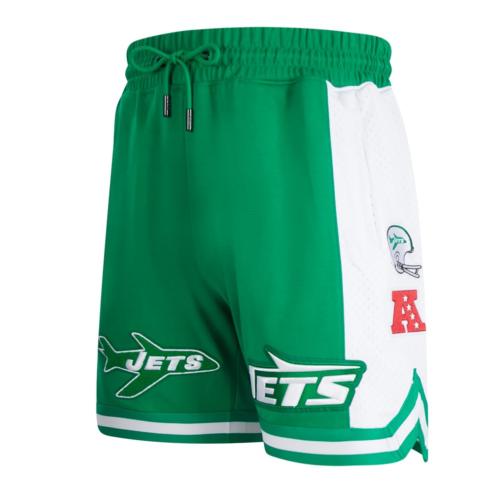 Pro Standard Mens NFL New York Jets Retro Classics Athletic Short Kelly Green XL