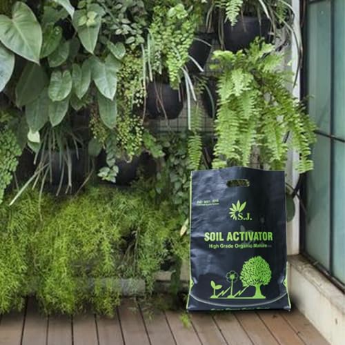 Image of SJ Organics Soil Activator Organic Manure for Plants 20 kg | Pack of 4 | Biofertilizer for Home Gardening | Improves Soil Health | Laboratory Tested, Govt Licensed