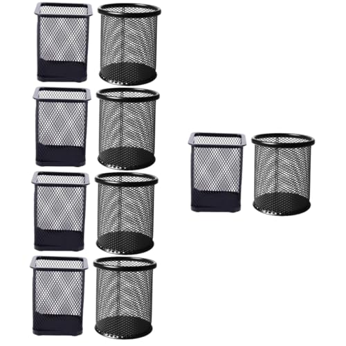 Rangement accessoires de bureau noir DOITOOL antidérapant pour stylos et crayons - 2