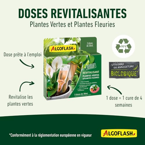 Monodose Algoflash plantes vertes et fleuries 5x30ml soin bio - 4