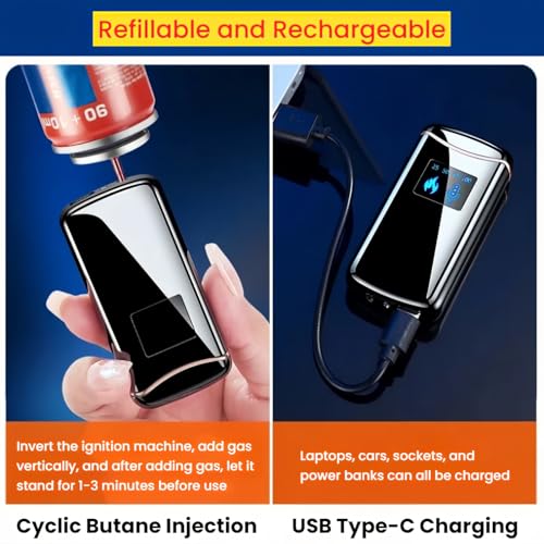 Encendedor inteligente de butano con sensor activado por voz miniatura 6